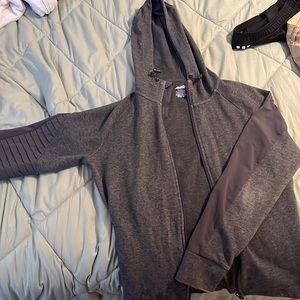 Avia gray zip up jacket large